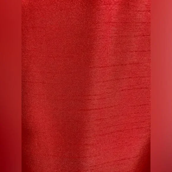 Kasper silky red pencil skirt - Picture 3 of 6